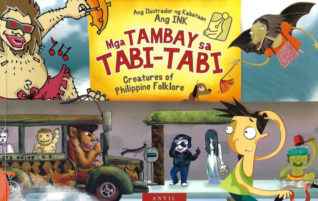 Cover des Kinderbuchs "Mga TAMBAY sa TABI-TABI. Creatures of Philippine Folklore" © Anvil Publishing