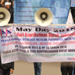 Beim Tag der Arbeit 2018 in Jakarta fördern die Gewerkschaften rassistische und xenophobische Ideologien © Dina Septi Utami