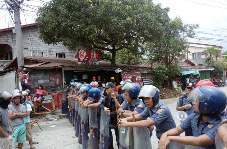 Die Antwort des Staates: erhöhte Polizeipräsenz © Deutsch-Philippinische Freunde