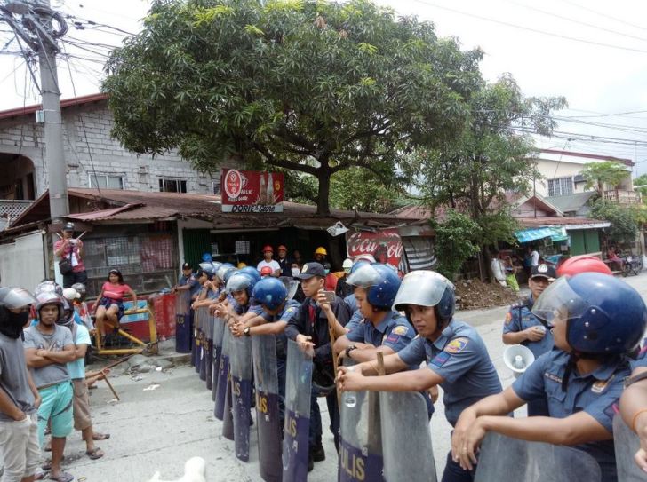 Die Antwort des Staates: erhöhte Polizeipräsenz © Deutsch-Philippinische Freunde