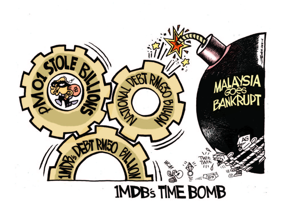 Neues Malaysia, 1MDB © Zunar