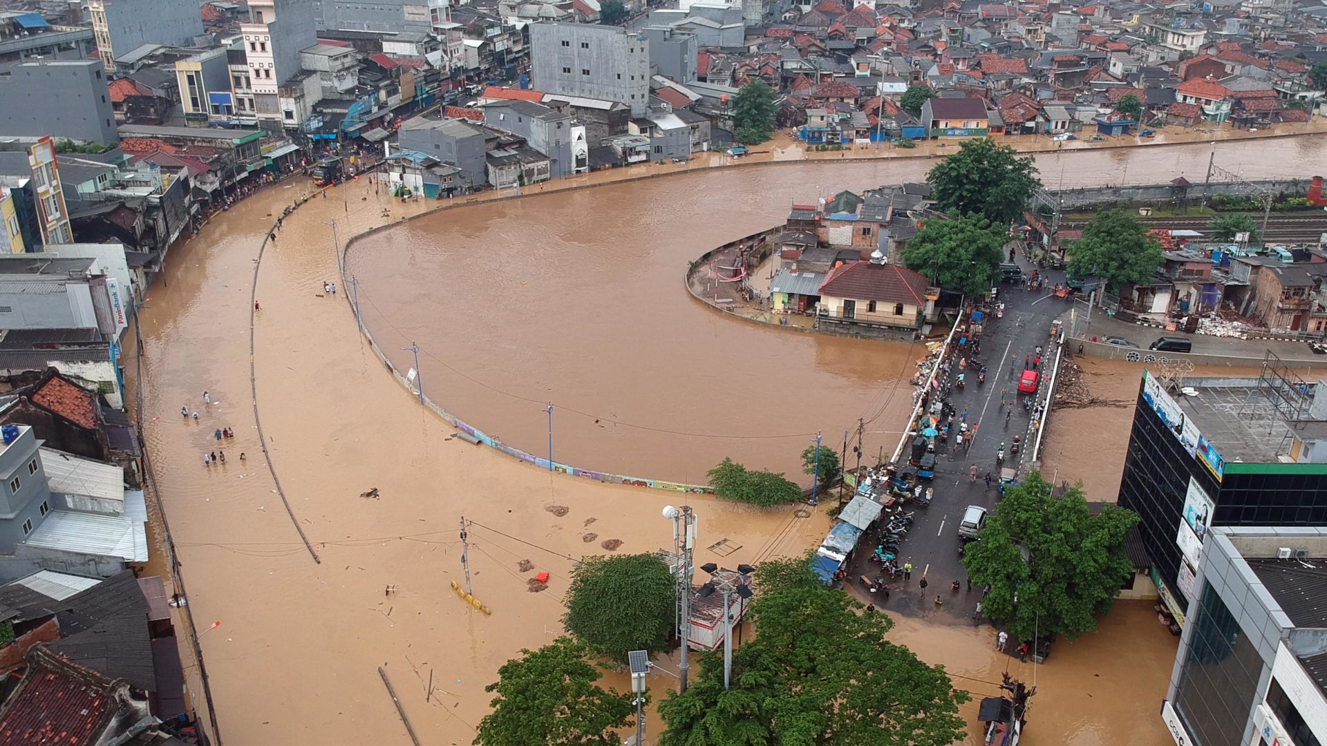 Indonesien Überschwemmungen Stadtplanung