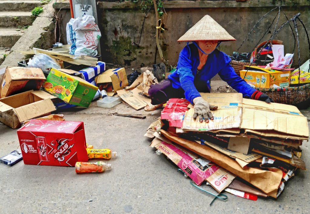 Vietnam, Recycling, Müllsammler