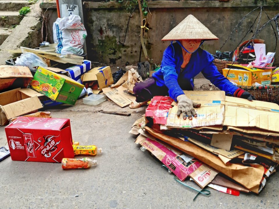 Vietnam, Recycling, Müllsammler