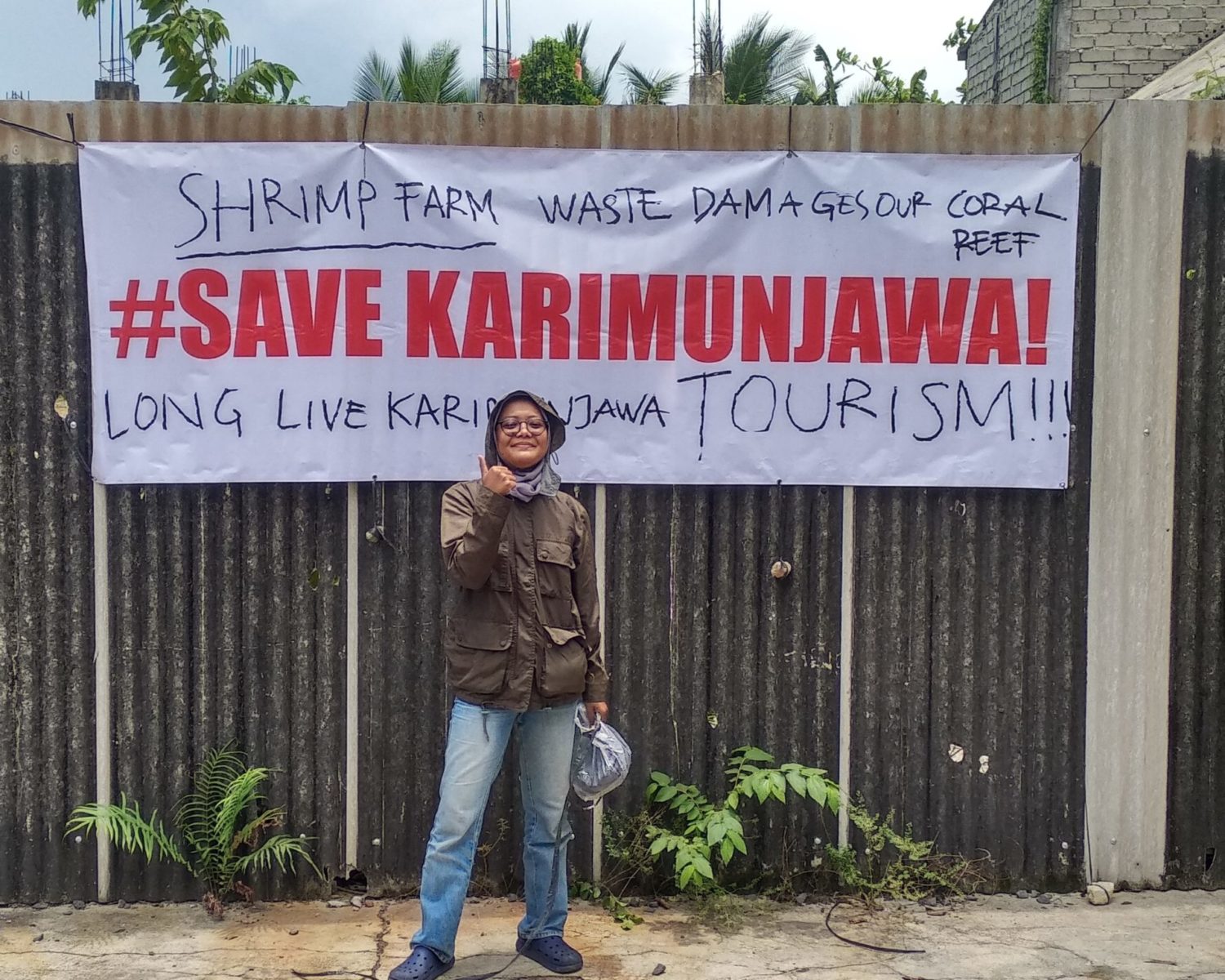 Indonesien, Shrimp-Farm, Umweltschutz