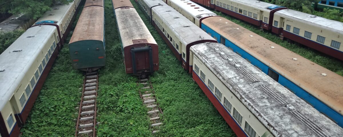 Myanmar, Kolonialgeschichte, EIsenbahn