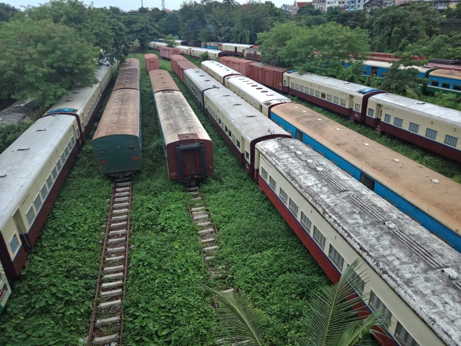 Myanmar, Kolonialgeschichte, EIsenbahn